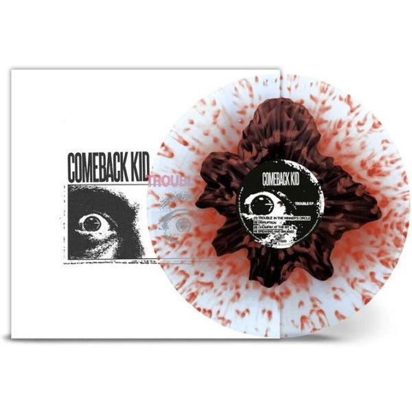 Comeback Kid: Trouble: EP: Clear Black Yolk w Red Splatter Vinyl - Steadfast Records