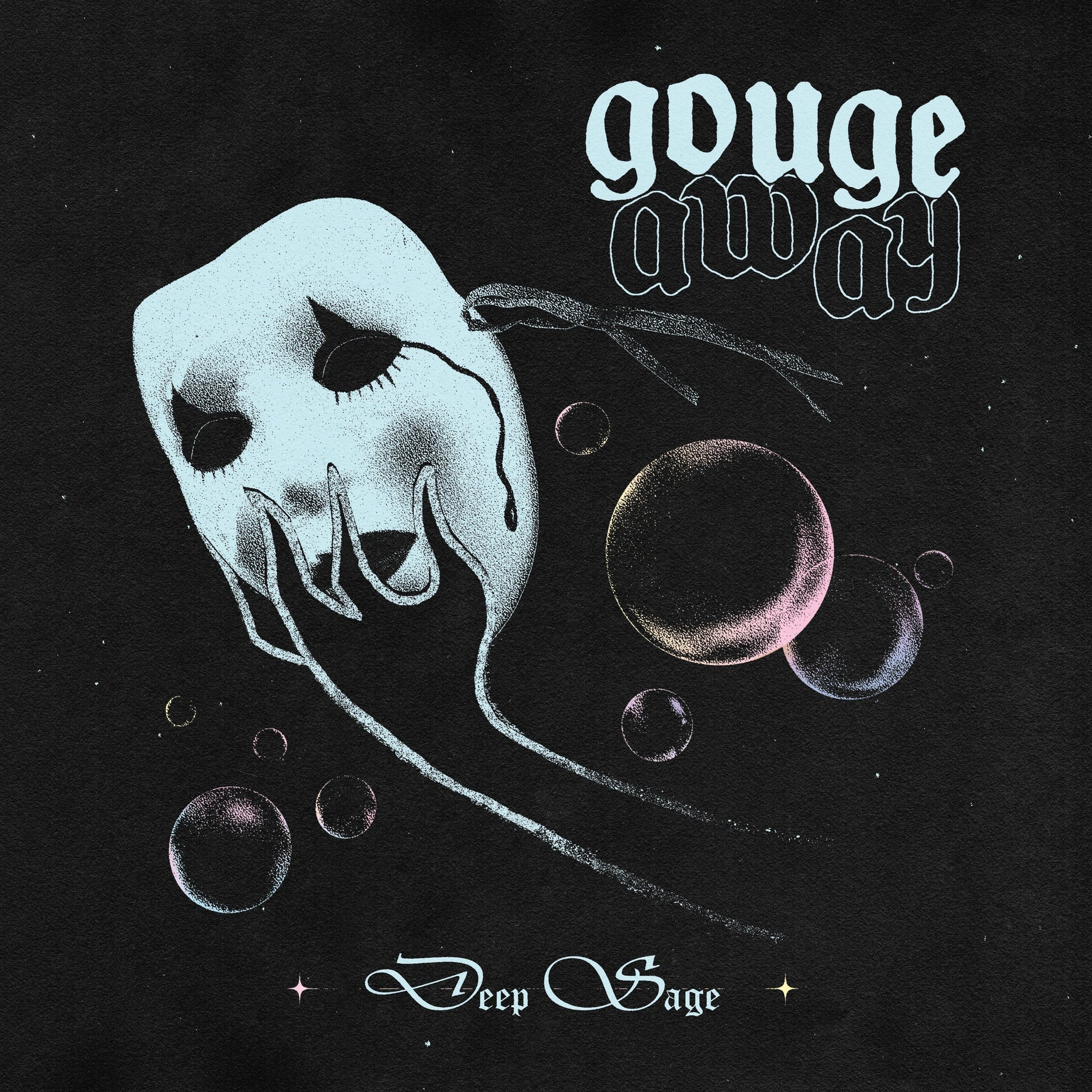 Gouge Away: Deep Sage: Cloudy Clear Vinyl LP - Steadfast Records