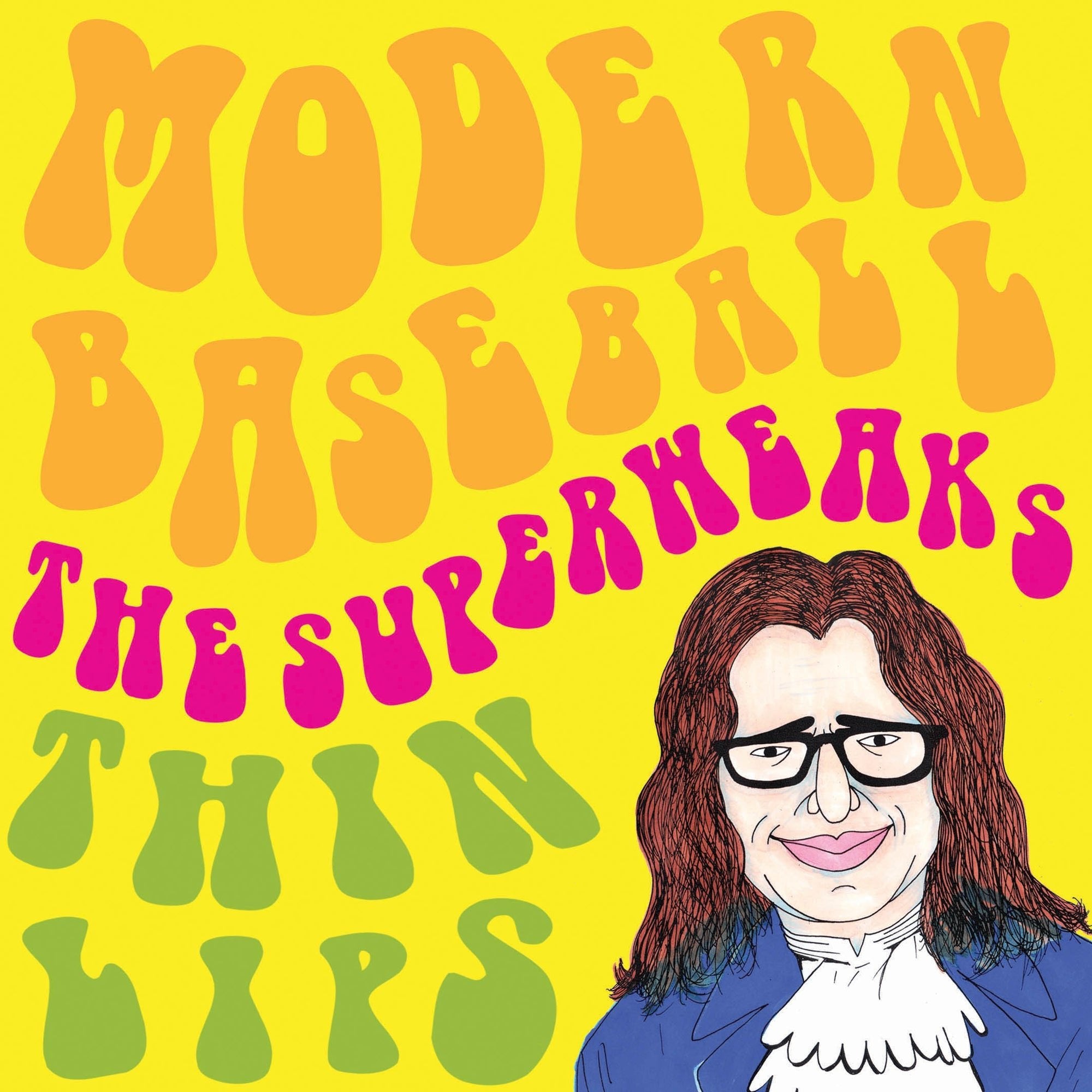 Modern Baseball/The Superweaks/Thin Lips: Split Yellow Vinyl 7" (Import) - Steadfast Records