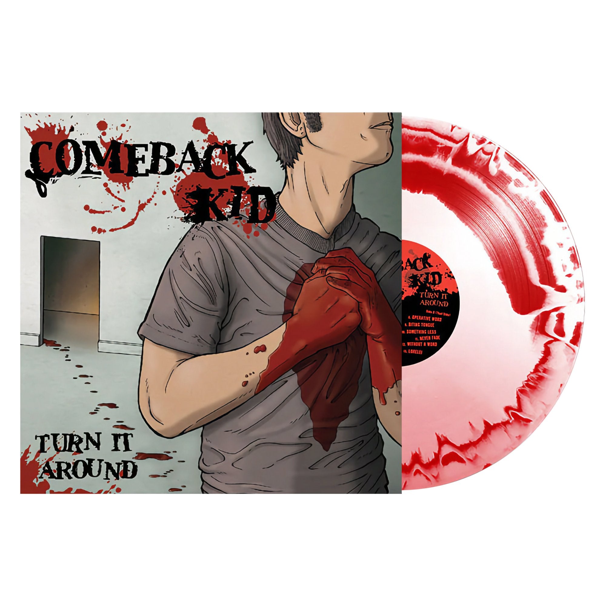 Comeback Kid: Turn it Around: LP - Red/White Vinyl - Steadfast Records