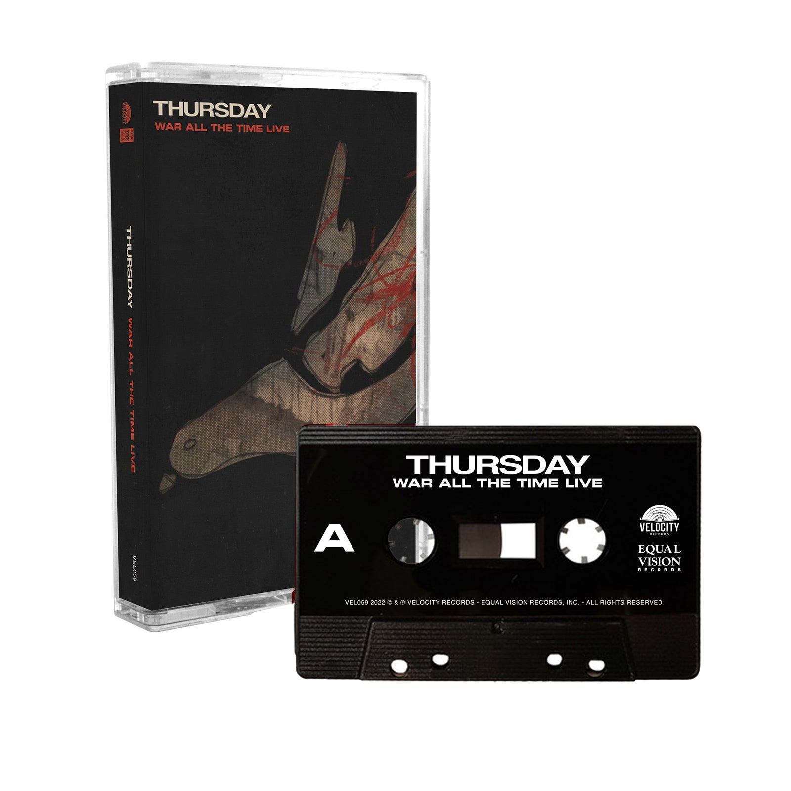 Thursday: War All The Time: Black Shell Cassette