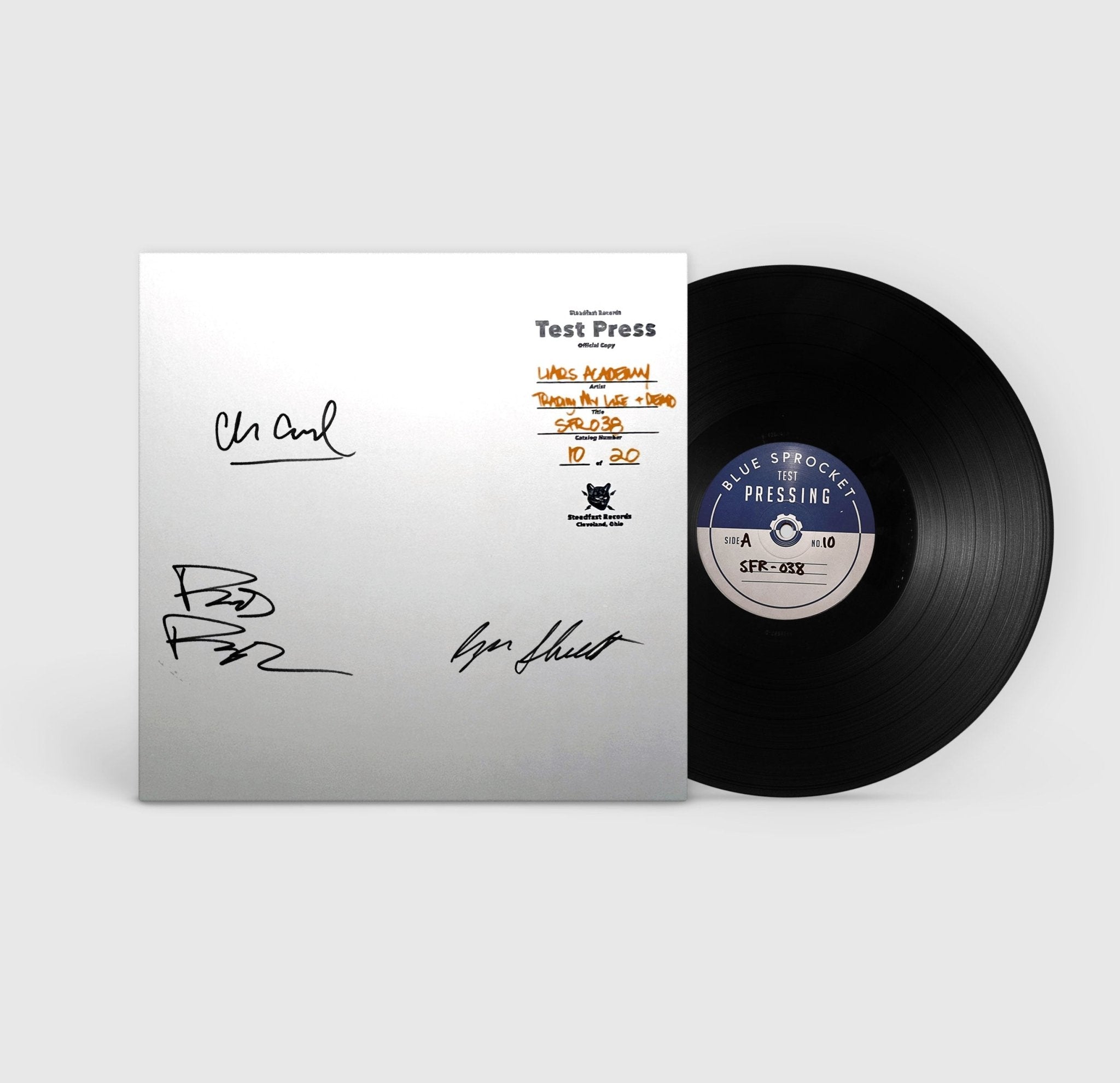 Liars Academy: Trading My Life + Bonus EP: Autographed Test Press - Steadfast Records