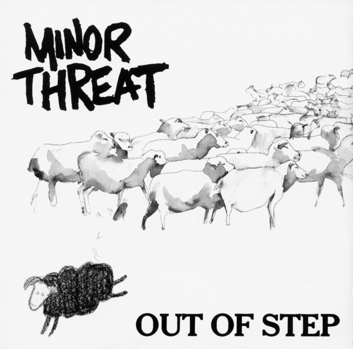 Minor Threat: Out of Step: White Vinyl - Steadfast Records