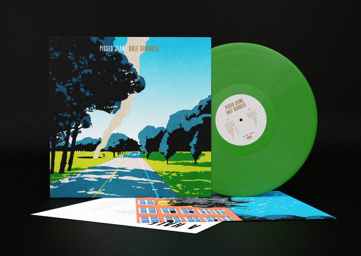 Pissed Jeans: Half Divorced: Loser Edition 1st Pressing Spotify Green Vinyl - Steadfast Records