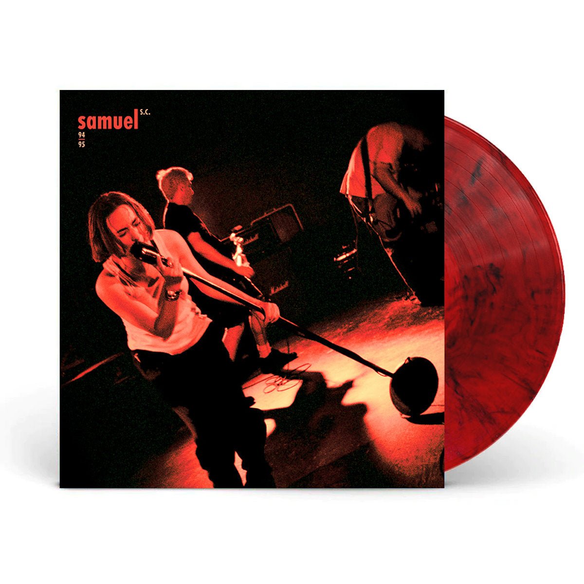 Samuel S.C: 94-95: Black & Red Swirl Vinyl - Steadfast Records