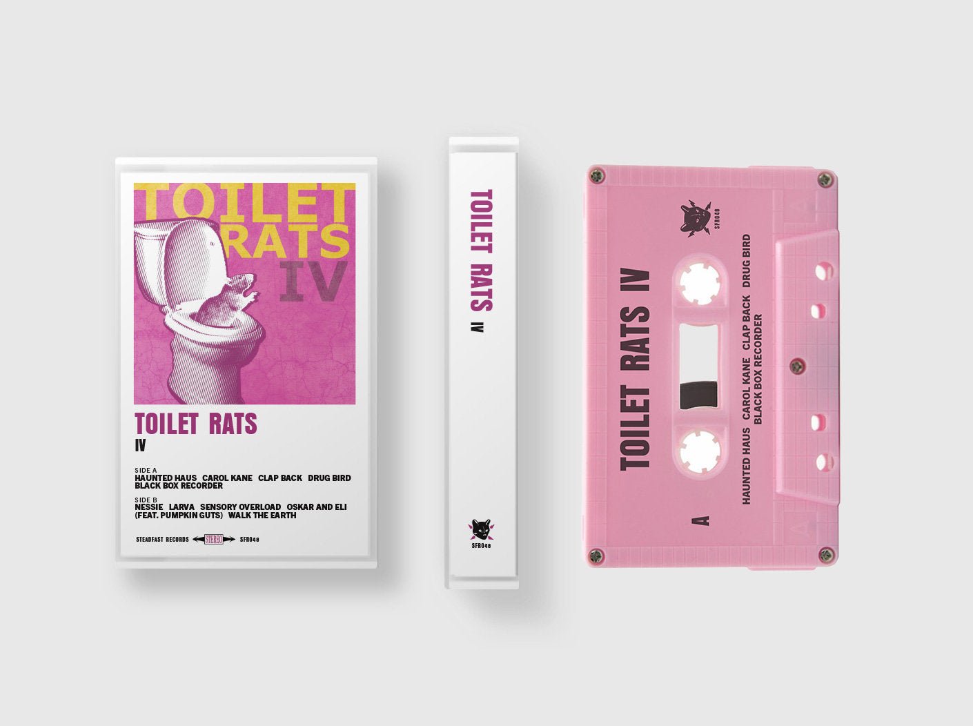 Toilet Rats: Toilet Rats IV: Cassette - Steadfast Records