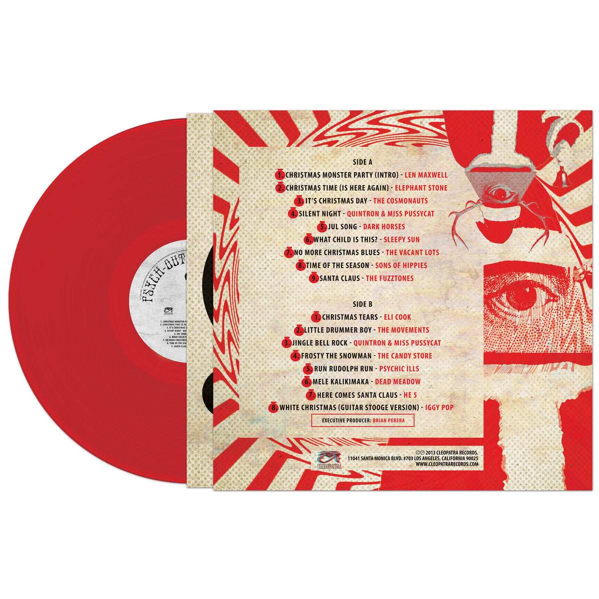 Psych-Out Christmas (Various Artists): Red Vinyl