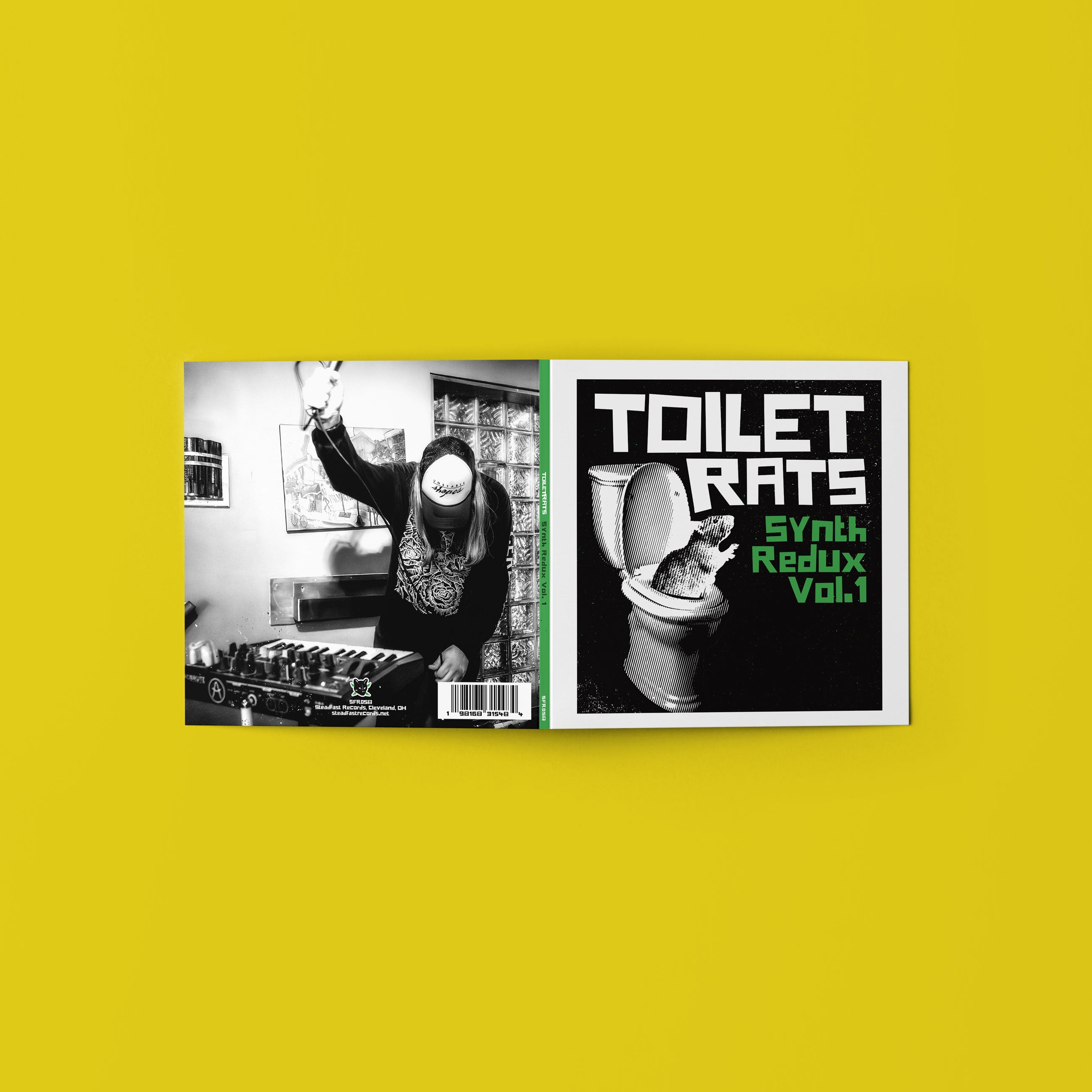 Toilet Rats: Synth Redux Vol. 1: CD in Eco-Wallet