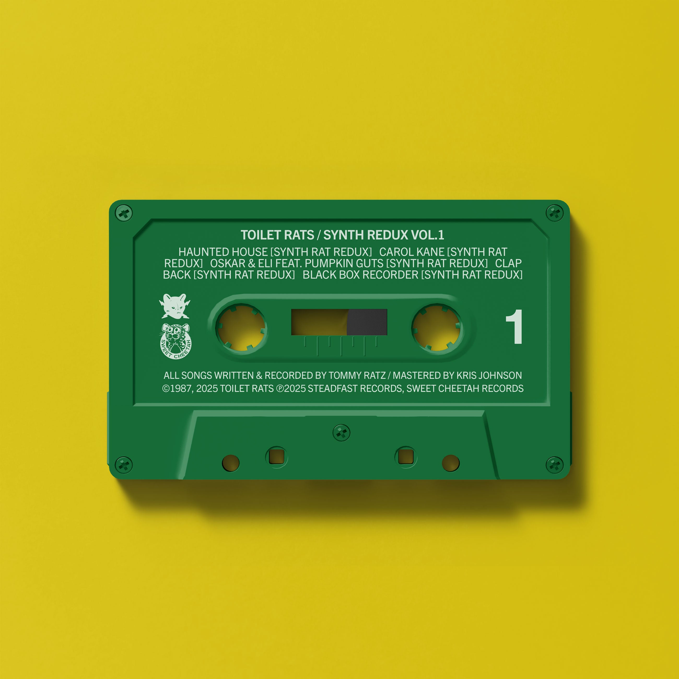 Toilet Rats: Synth Redux Vol. 1: Ecto-Green Cassette