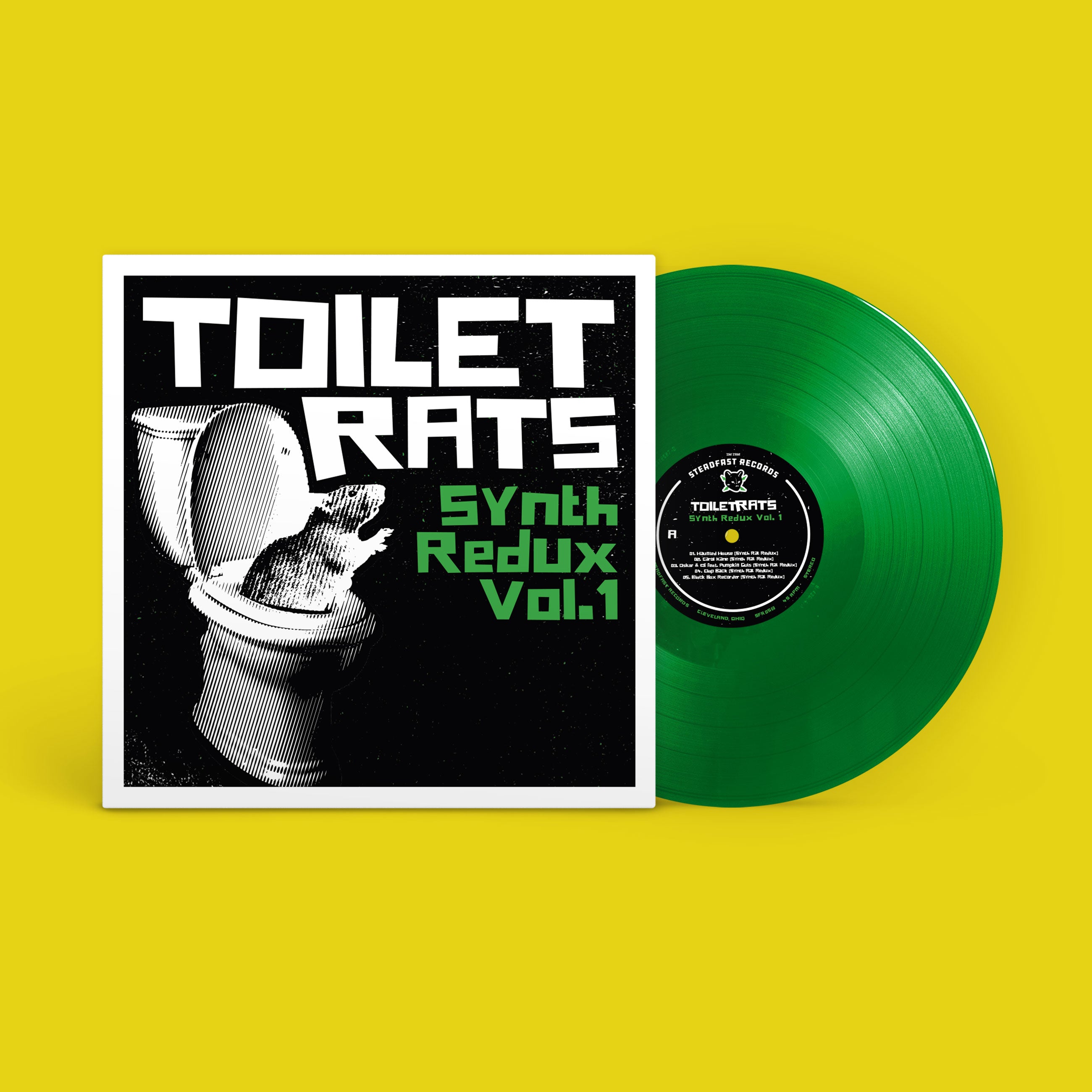 Toilet Rats: Synth Redux Vol. 1: Ecto-Green Vinyl LP