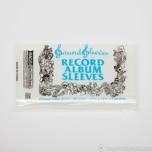 12 - Inch Record 3 Mil Poly Outer Sleeves - Steadfast Records