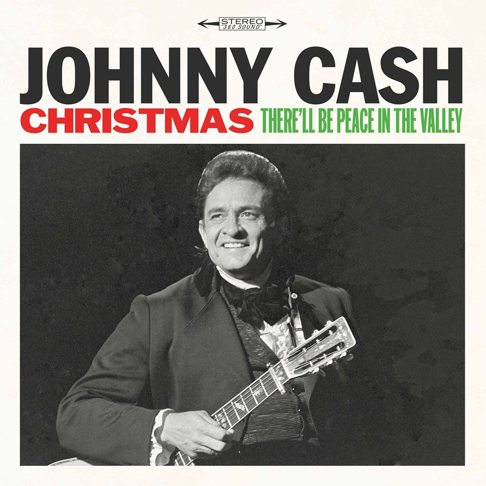 Johnny Cash: Christmas There'll Be Peace In The Valley: Black Vinyl
