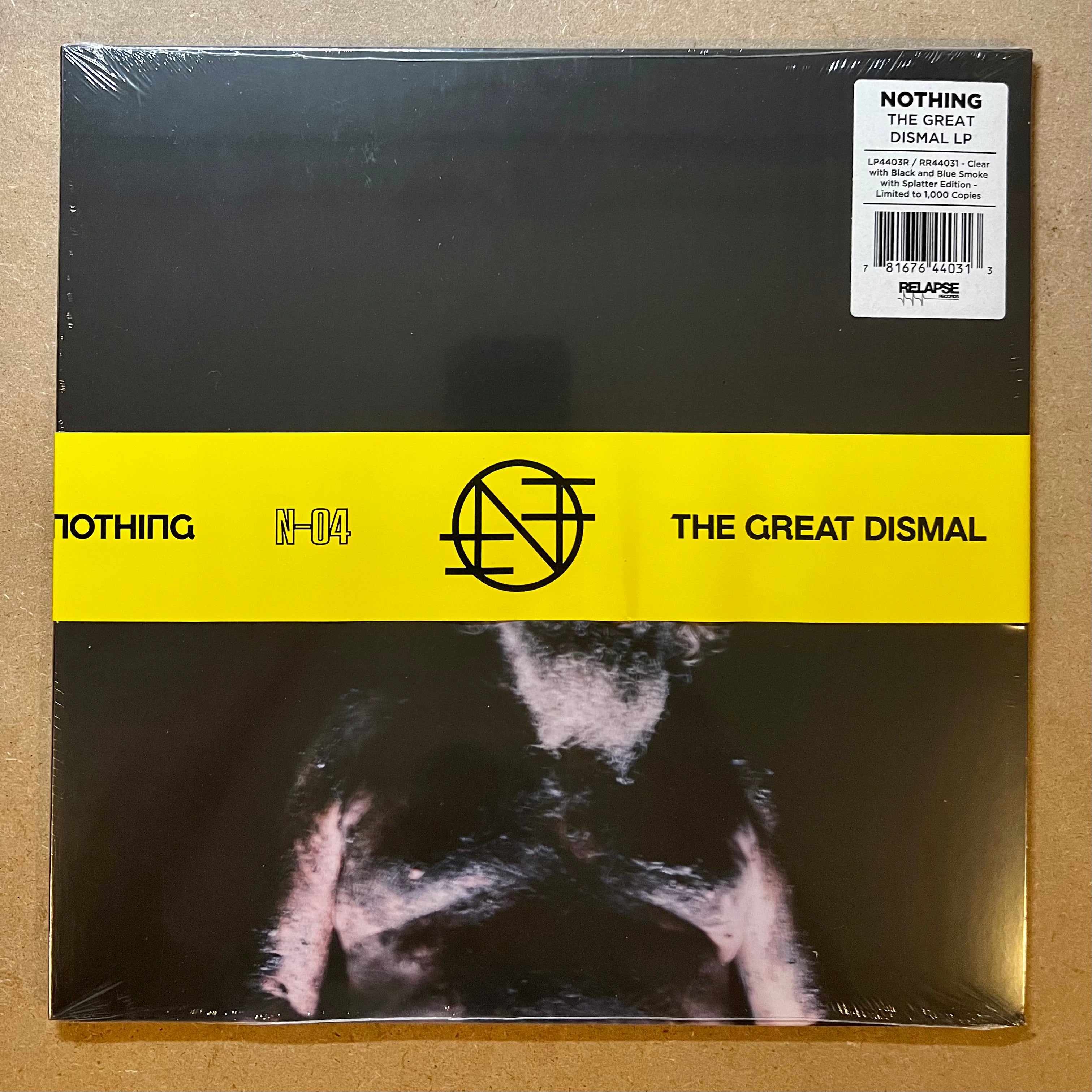 Nothing: The Great Dismal: Clear/Black/Blue Smoke/Splatter Vinyl