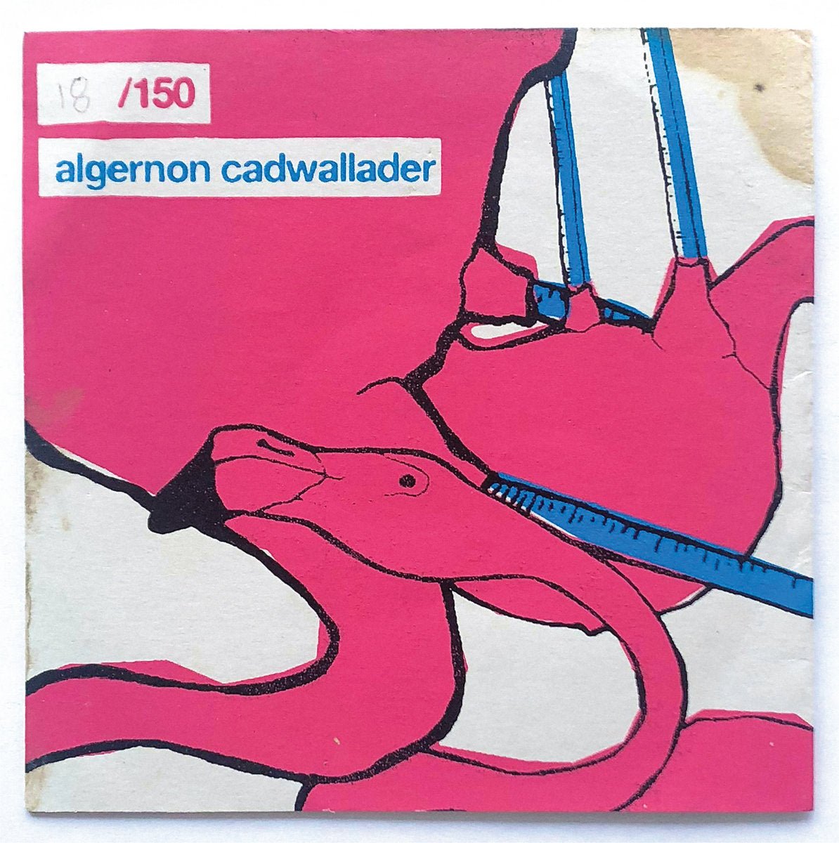 Algernon Cadwallader: Self - Titled LP: Light Blue with Dark Blue Marble Vinyl - Steadfast Records