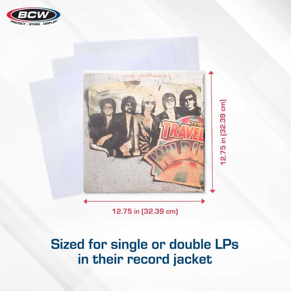 BCW 12-Inch Record 3 Mil Poly Outer Sleeves - Steadfast Records