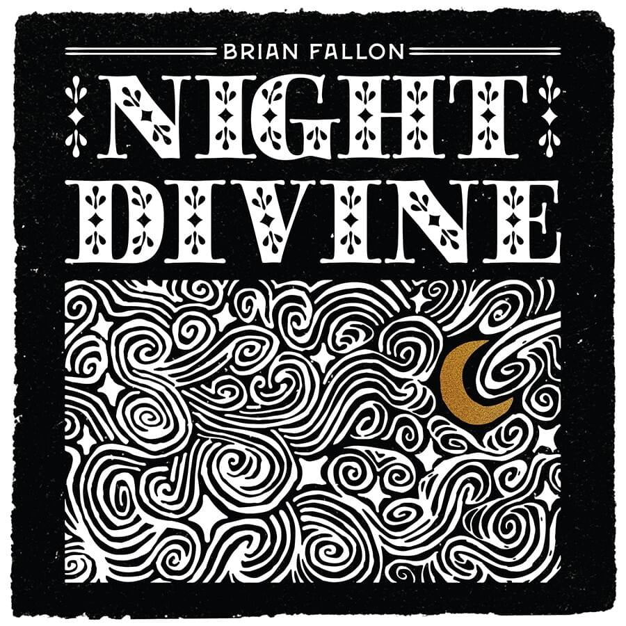 Brian Fallon: Night Divine: Natural w/Black Swirl Vinyl LP - Steadfast Records