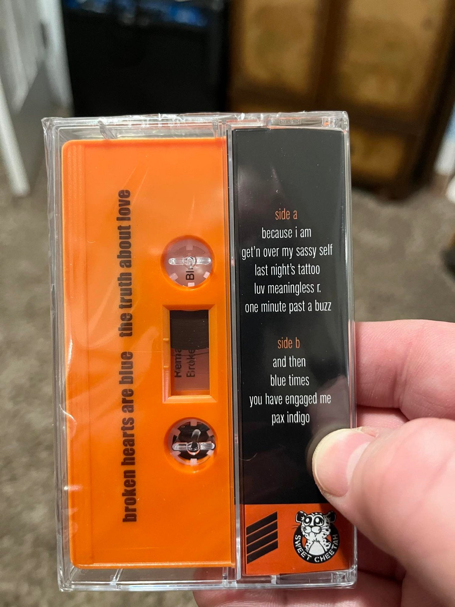 Broken Hearts Are Blue: The Truth About Love: 2024 Remaster: Orange Cassette - Steadfast Records