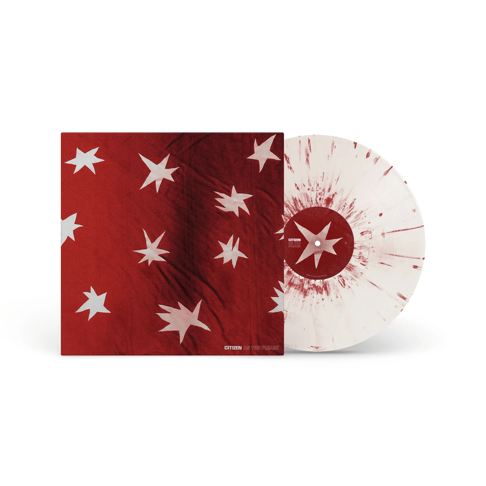 Citizen: As You Please: White & Red Splatter Vinyl - Steadfast Records