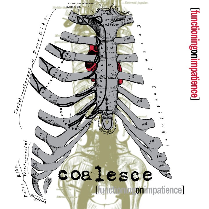 Coalesce: Functioning On Impatience: White w/Splatter: Vinyl LP - Steadfast Records