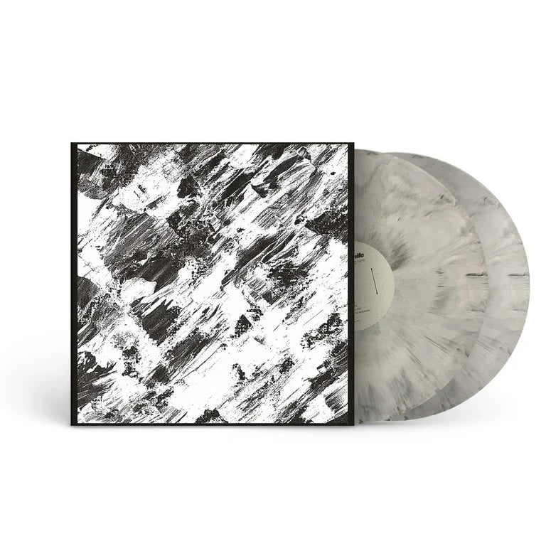 cursetheknife: Thank You For Being Here: 2xLP White w/Black Marble Vinyl LP (Import) - Steadfast Records