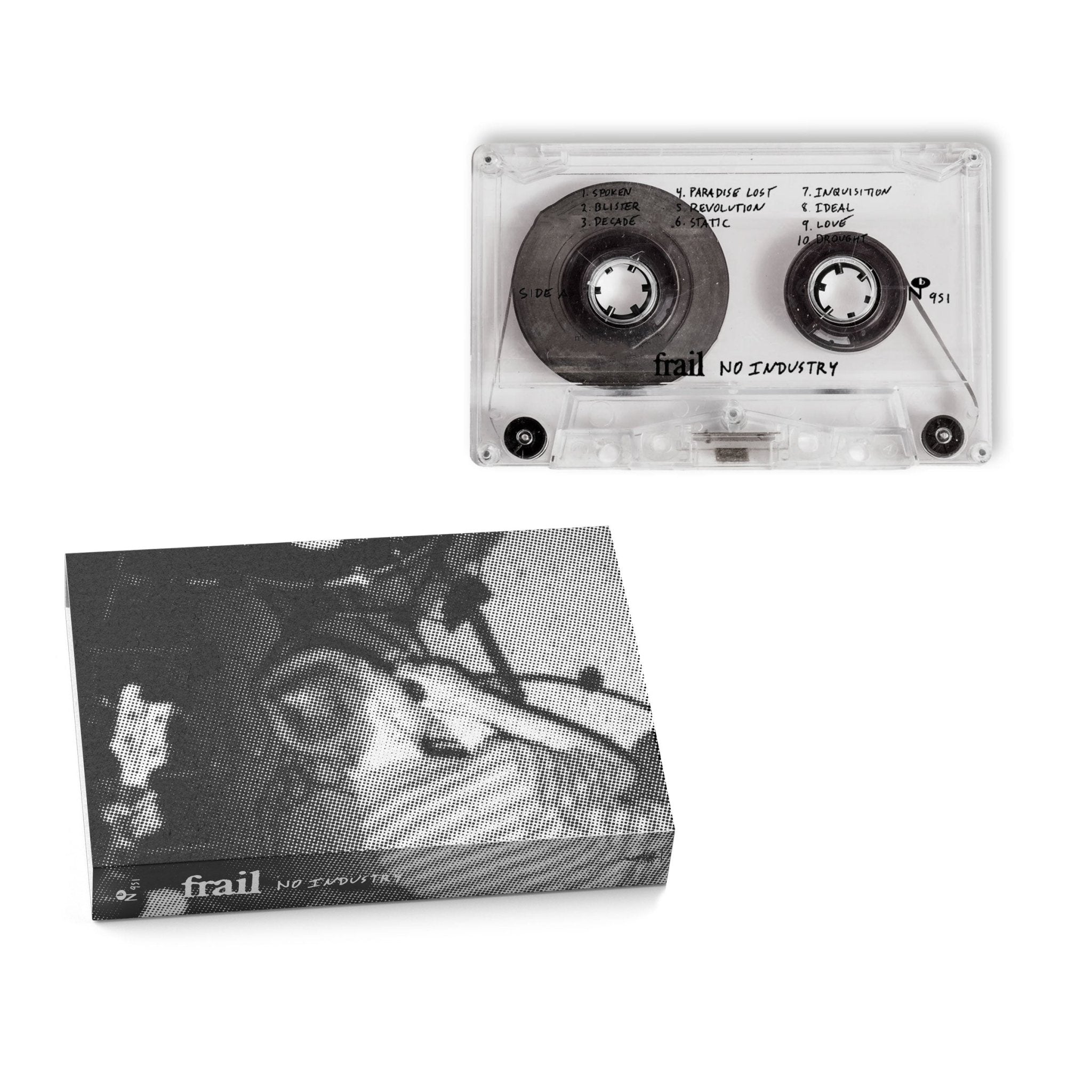 Frail: No Industry: Limited Edition Clear Cassette - Steadfast Records