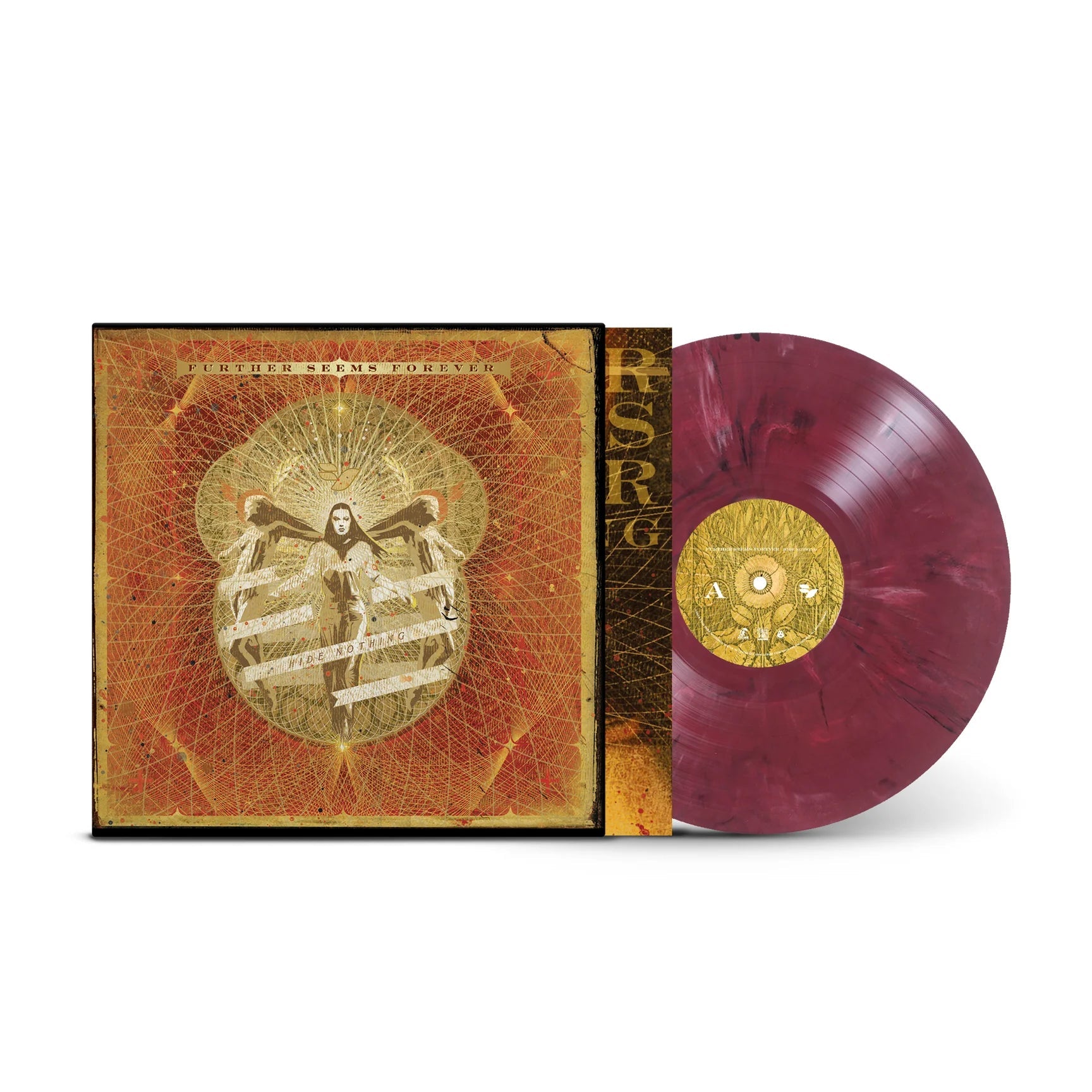 Further Seems Forever: Hide Nothing Burgundy Marble Vinyl LP (Import) - Steadfast Records