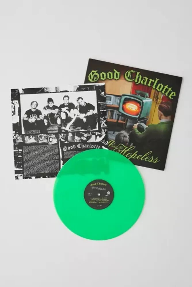 Good Charlotte: Young & The Hopeless: 140g Neon Green Fuego Vinyl LP - Steadfast Records