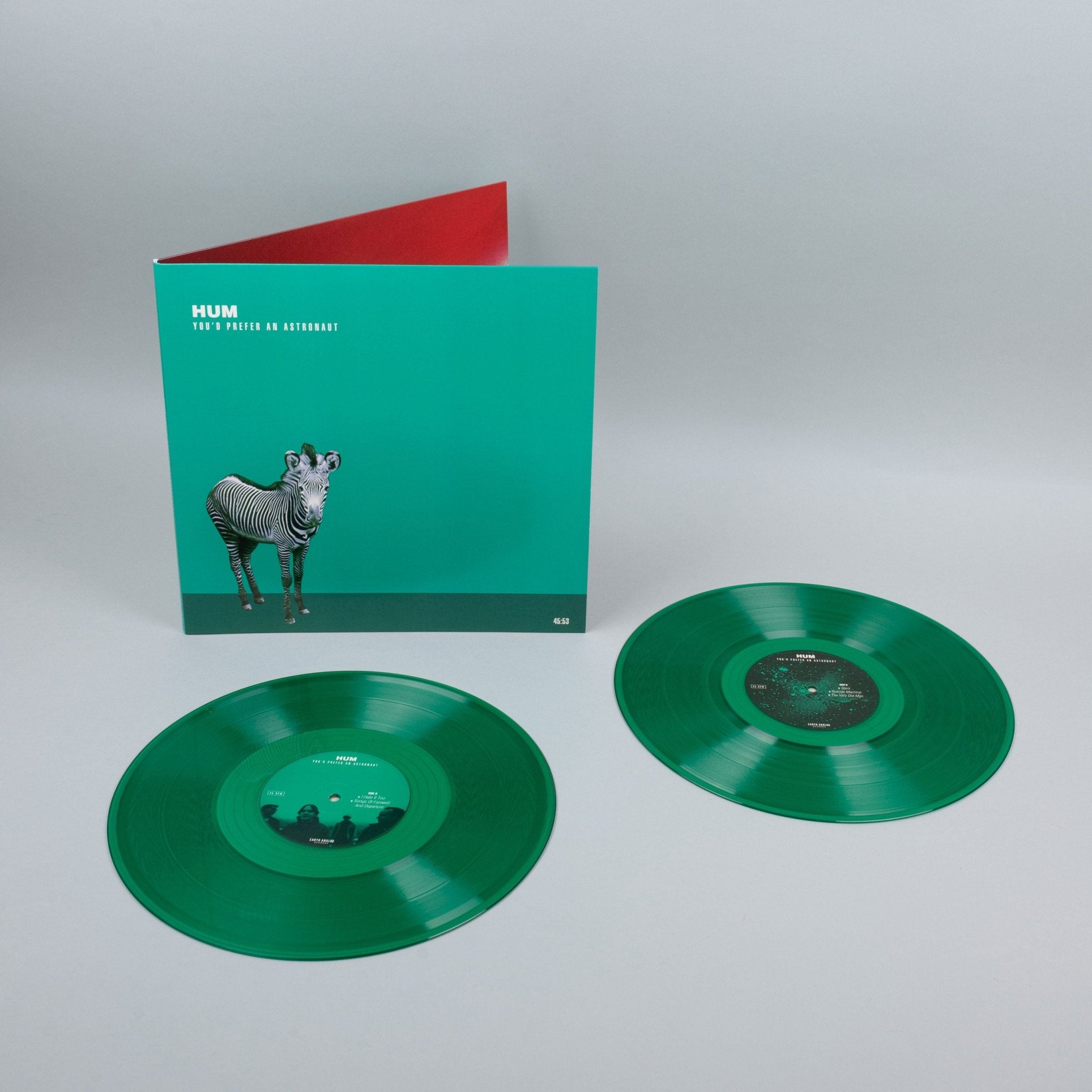 Hum: You'd Prefer an Astronaut: 2LP 180g Clear Green Vinyl - Steadfast Records