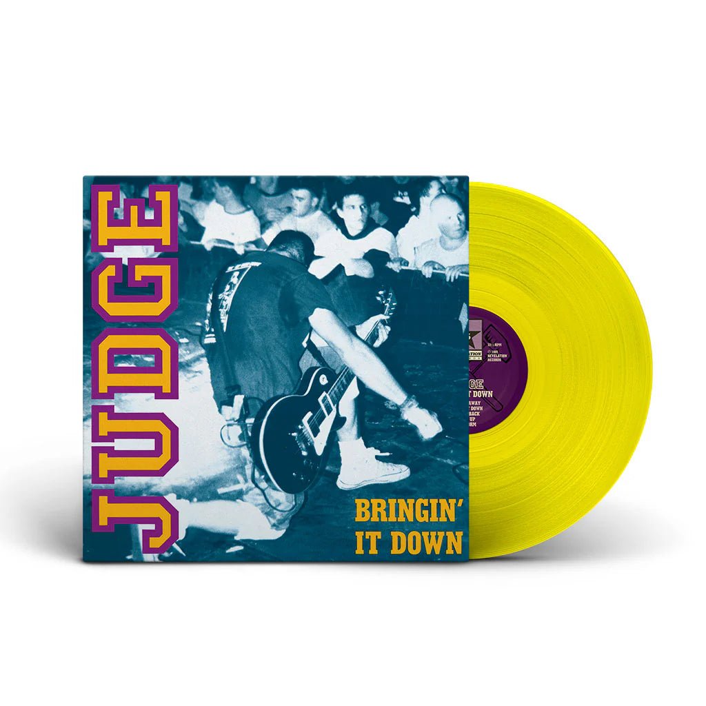 Judge: Bringin' It Down: Transparent Yellow Vinyl LP - Steadfast Records