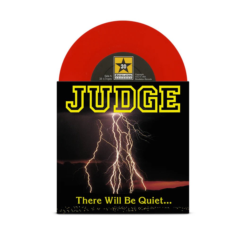 Judge: The Storm: Red Vinyl 7" - Steadfast Records