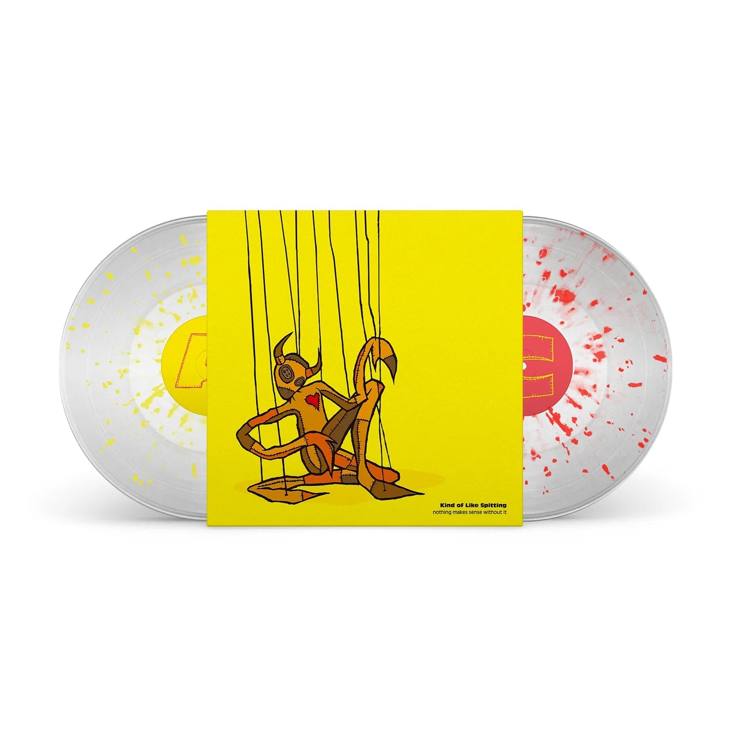 Kind Of Like Spitting: Nothing Makes Sense Without It: 2LP Red Splatter/Yellow Splatter Vinyl - Steadfast Records