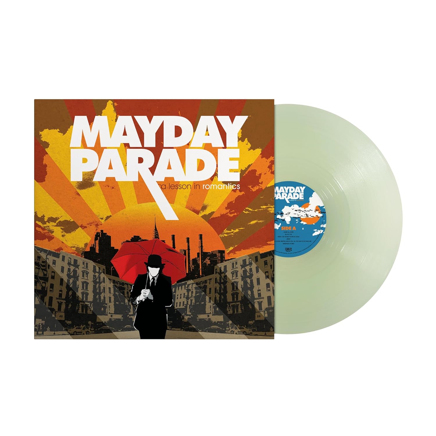 Mayday Parade: A Lesson In Romantics: Coke Bottle Clear LP - Steadfast Records