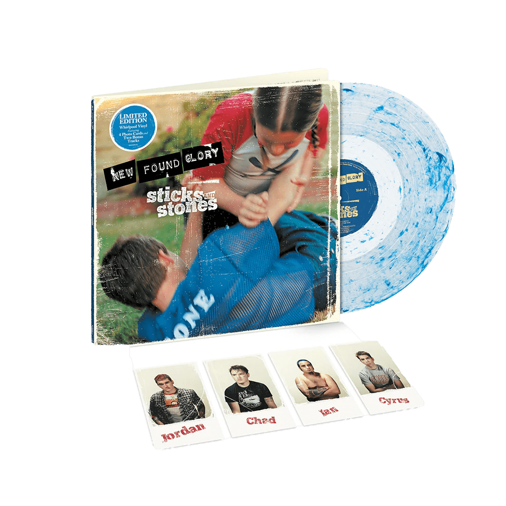 New Found Glory: Sticks and Stones: Whirlpool Vinyl - Steadfast Records
