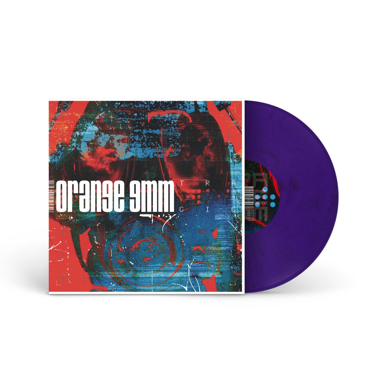Orange 9mm: Tragic: Purple w/Black Marble Vinyl LP (Import) - Steadfast Records