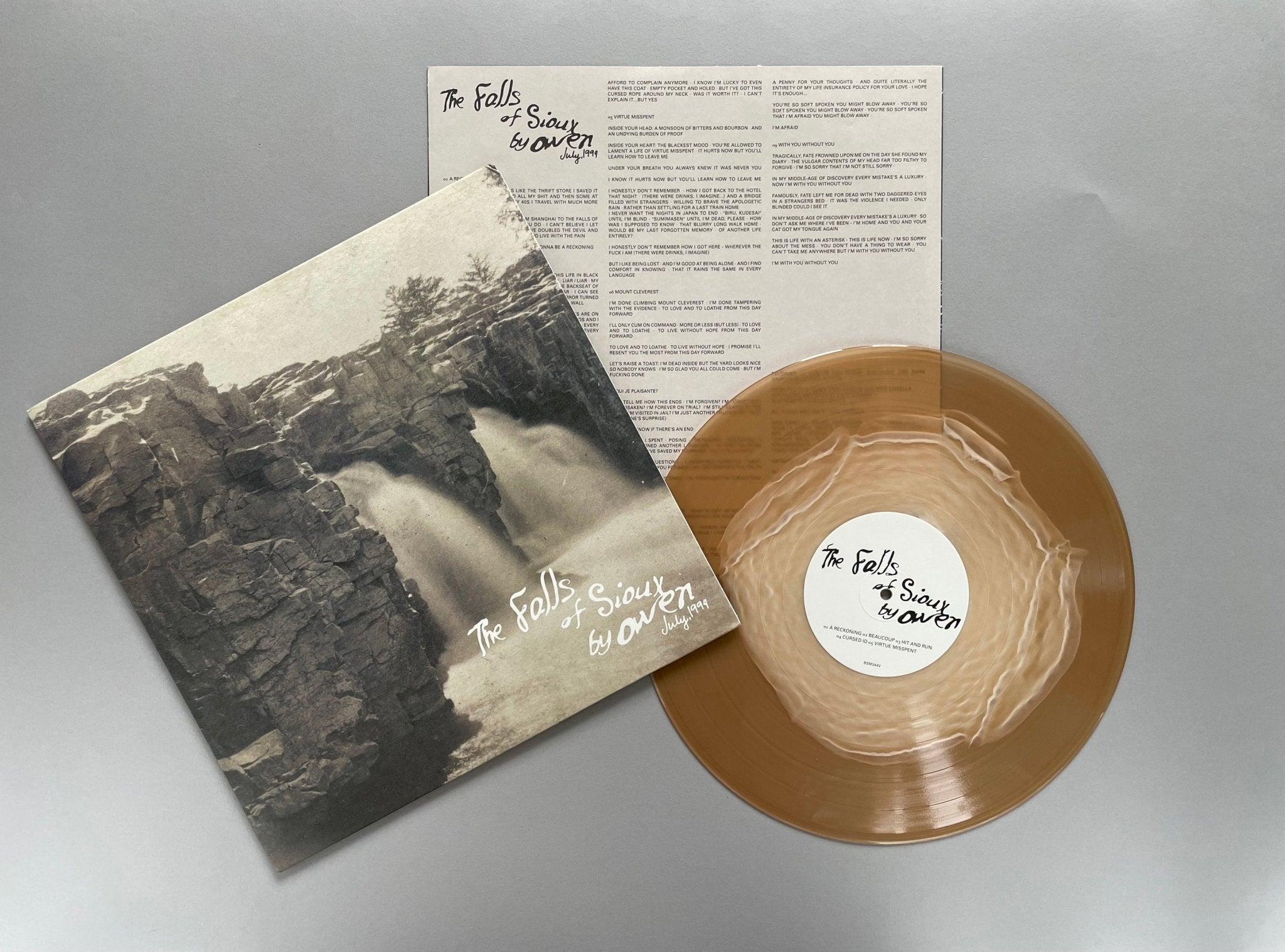 Owen: The Falls of Sioux: Caramel Coffee Swirl Vinyl LP (Import) -  Steadfast Records