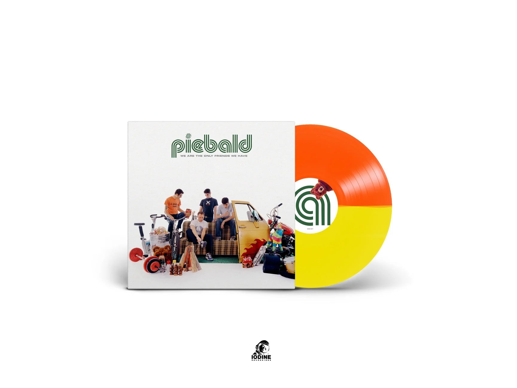 Piebald: We Are The Only Friends We Have: Orange Yellow Split Vinyl LP (Import) - Steadfast Records