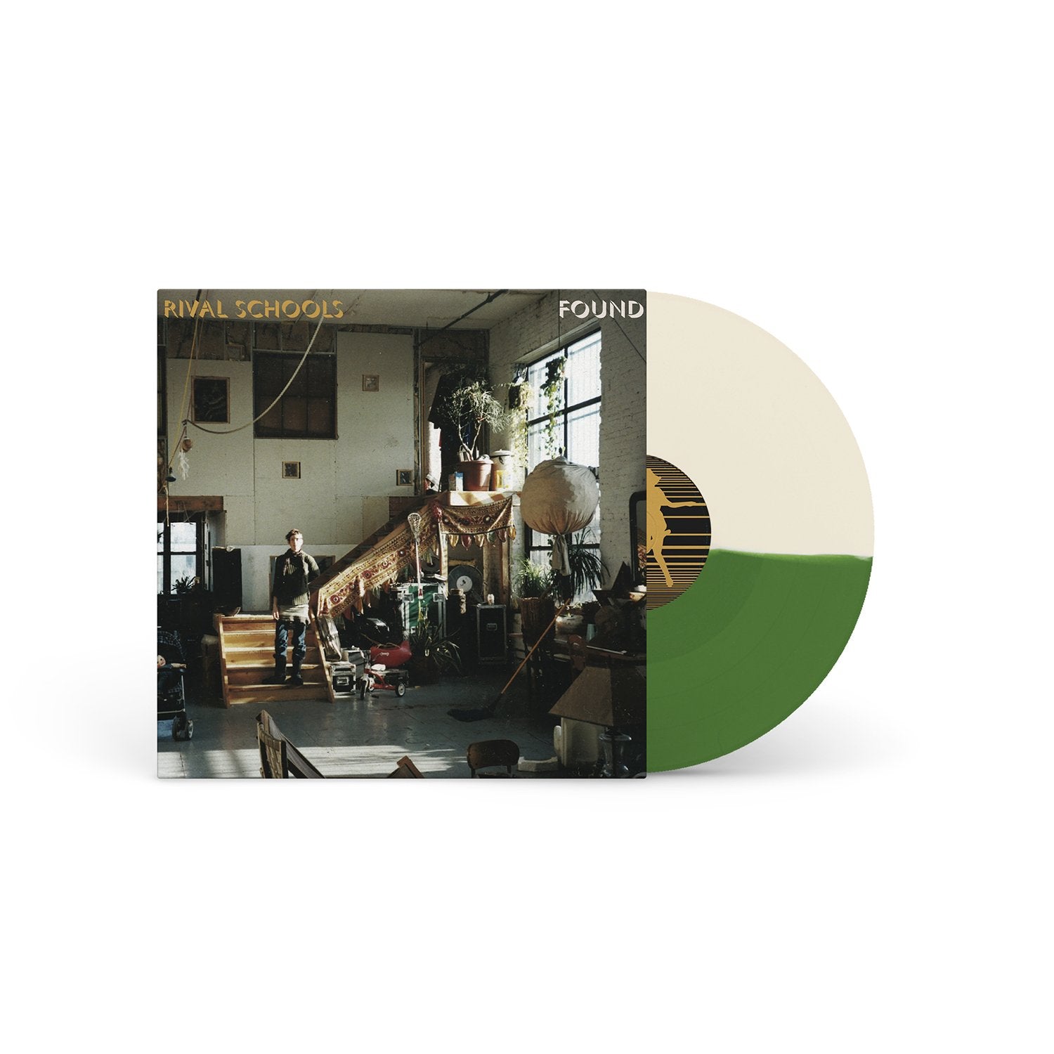 Rival Schools: Found: Olive Green & Cream Vinyl - Steadfast Records