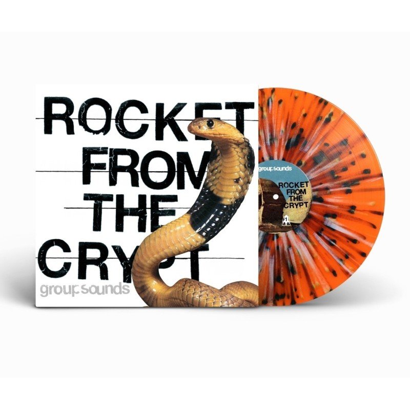 Rocket From The Crypt: Group Sounds: Orange Splatter Vinyl LP - Steadfast Records
