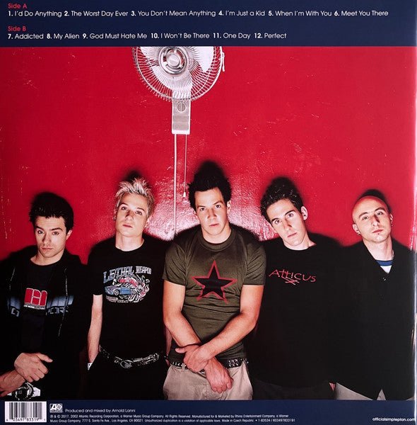Simple Plan: No Pads, No Helmets... Just Balls: Crystal Clear Vinyl LP - Steadfast Records