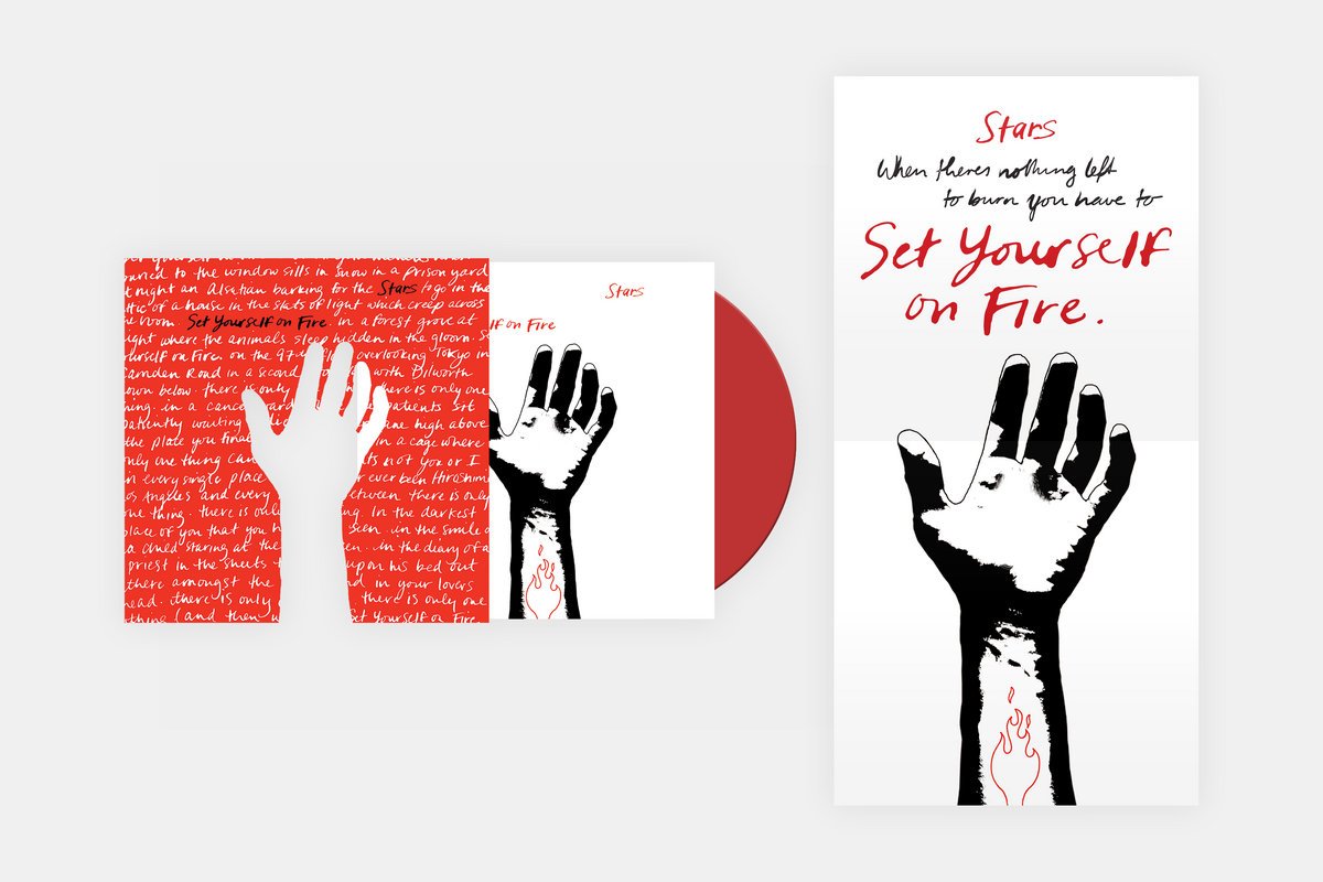 Stars: Set Yourself On Fire: 20th Anniversary Edition: Red Vinyl LP w/Die Cut Jacket - Steadfast Records