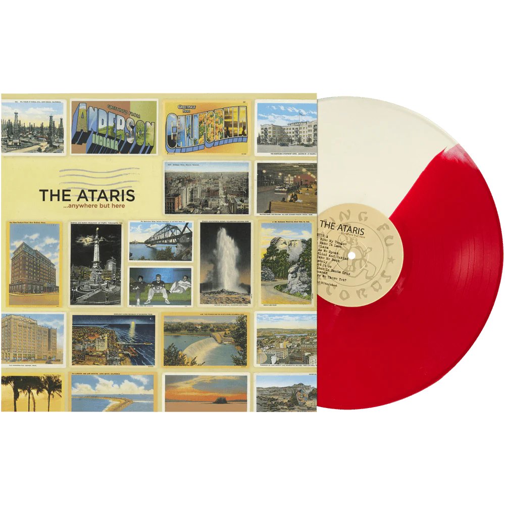 The Ataris: Anywhere But Here: Red and White Vinyl LP - Steadfast Records