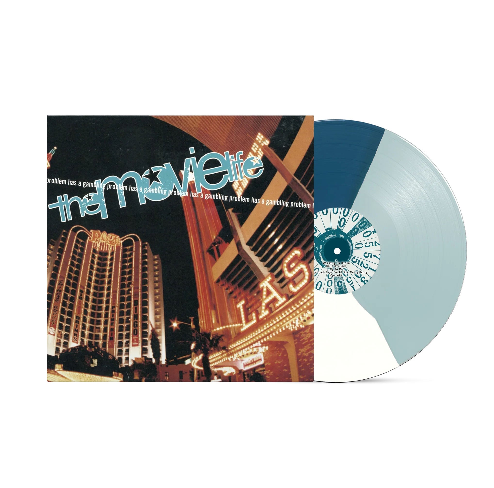 The Movielife: Has a Gambling Problem: 3 - Color Segment Vinyl EP - Steadfast Records