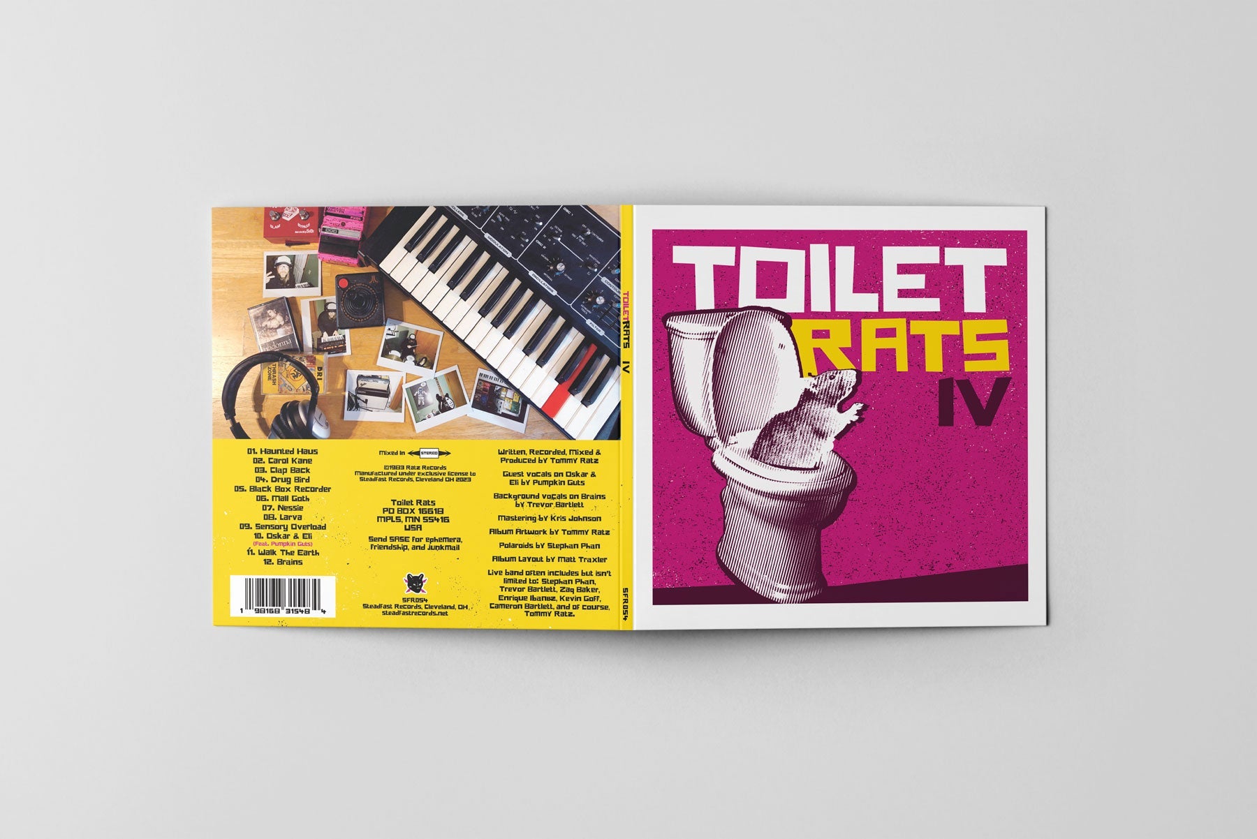 Toilet Rats IV: Eco - Wallet CD + T - Shirt Bundle - Steadfast Records