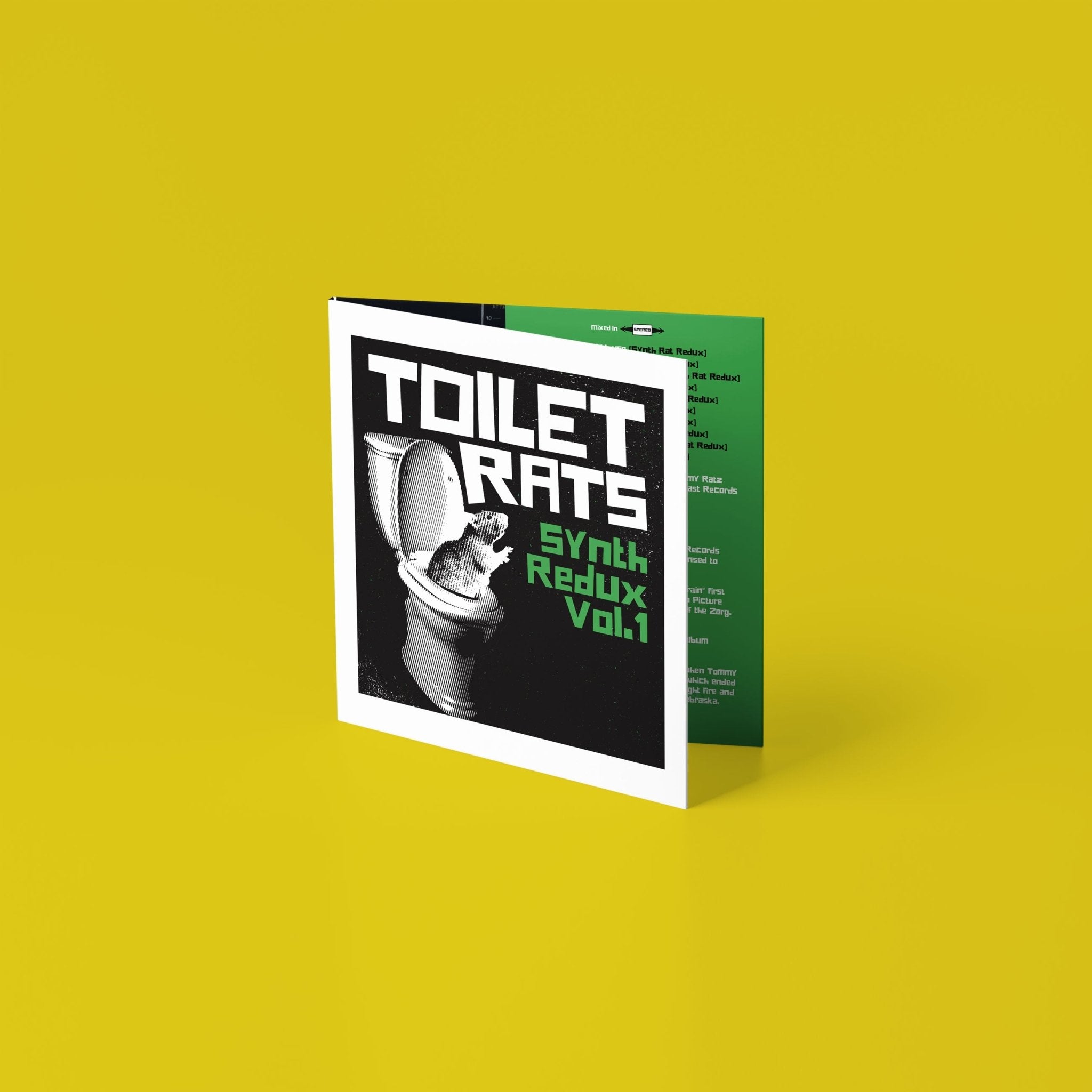 Toilet Rats: Synth Redux Vol. 1: CD in Eco - Wallet - Steadfast Records