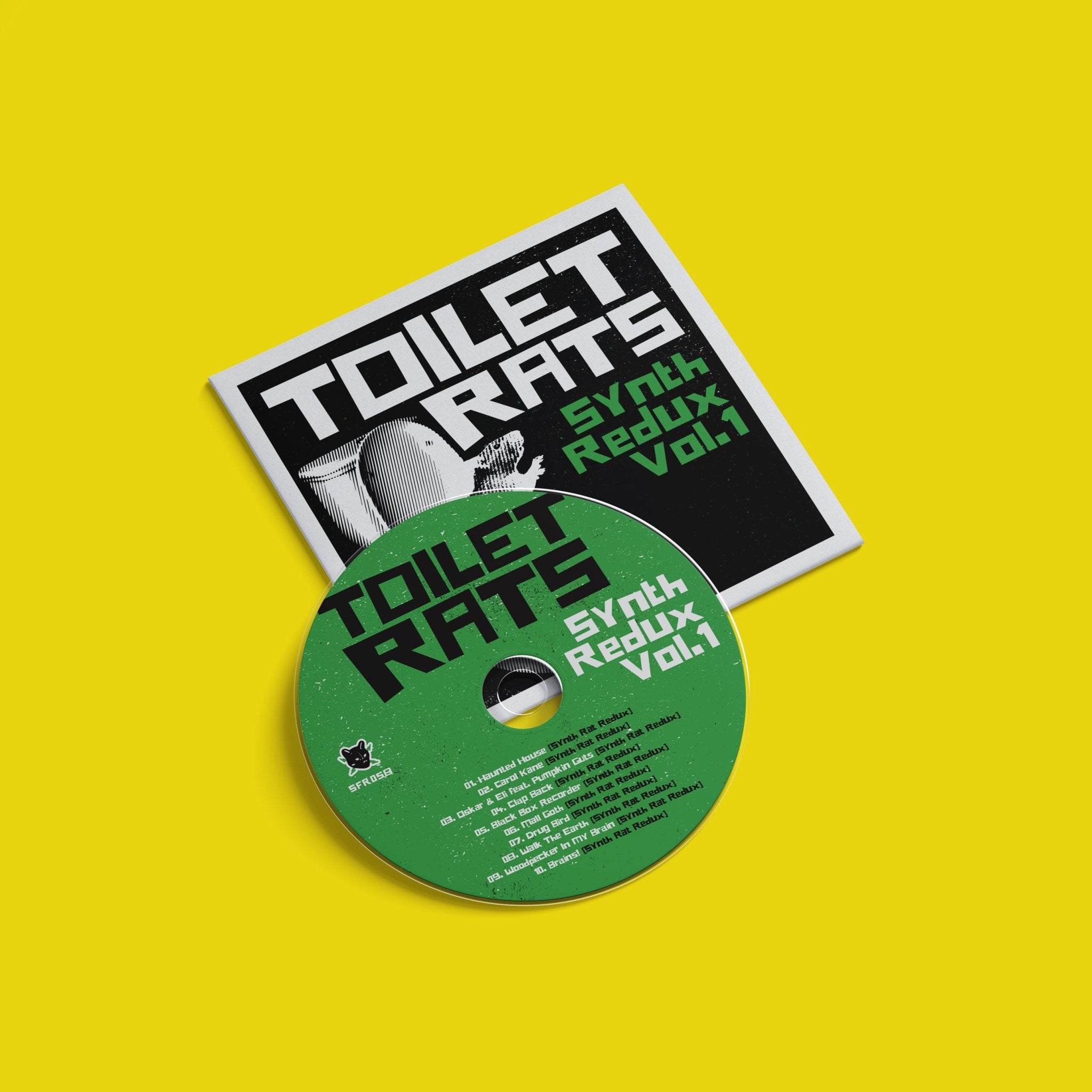 Toilet Rats: Synth Redux Vol. 1: CD in Eco - Wallet - Steadfast Records