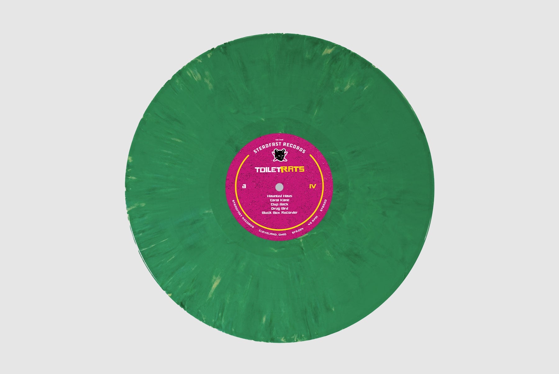 Toilet Rats: Toilet Rats IV Deluxe Edition: Slime Green Eco - Mix Vinyl LP - Steadfast Records