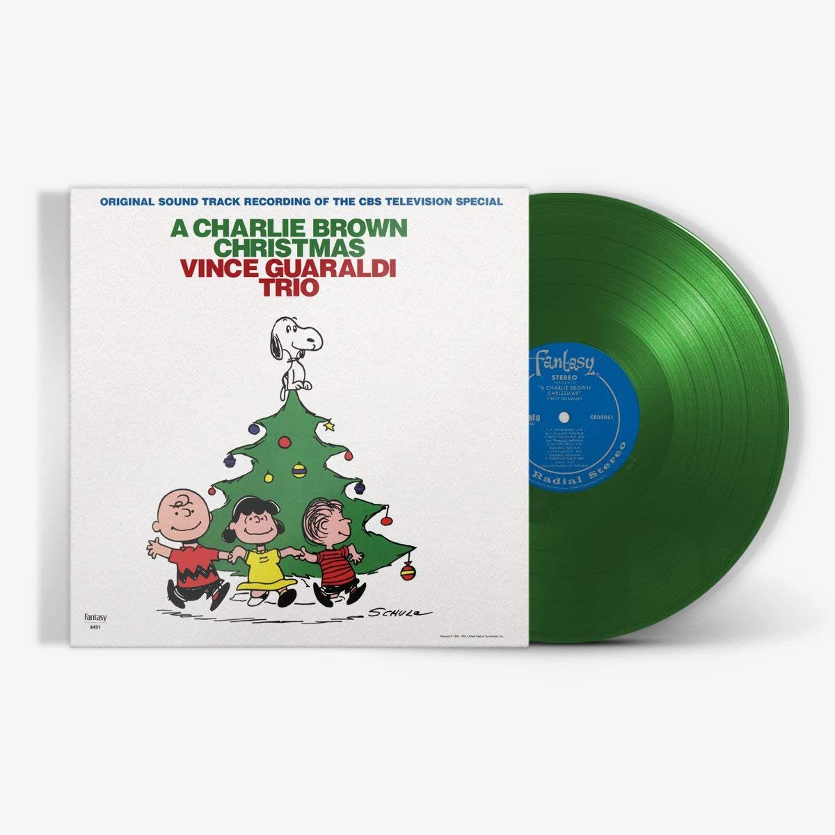 Vince Guaraldi Trio - A Charlie Brown Christmas (Green Vinyl) - Steadfast Records