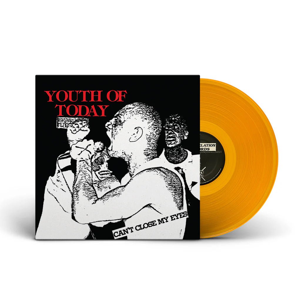 Youth of Today: Can't Close My Eyes: Transparent Orange Vinyl LP - Steadfast Records