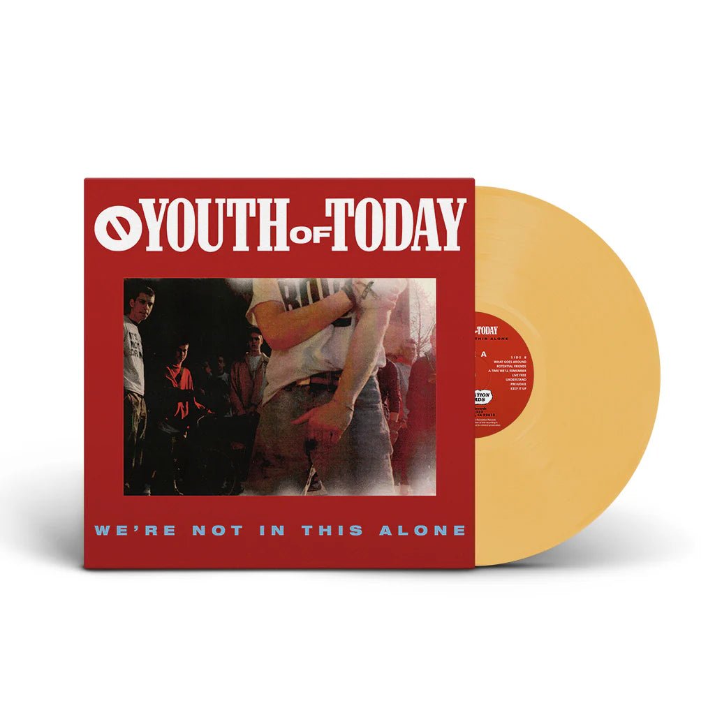 Youth of Today: We're Not In This Alone: Custard Vinyl LP - Steadfast Records