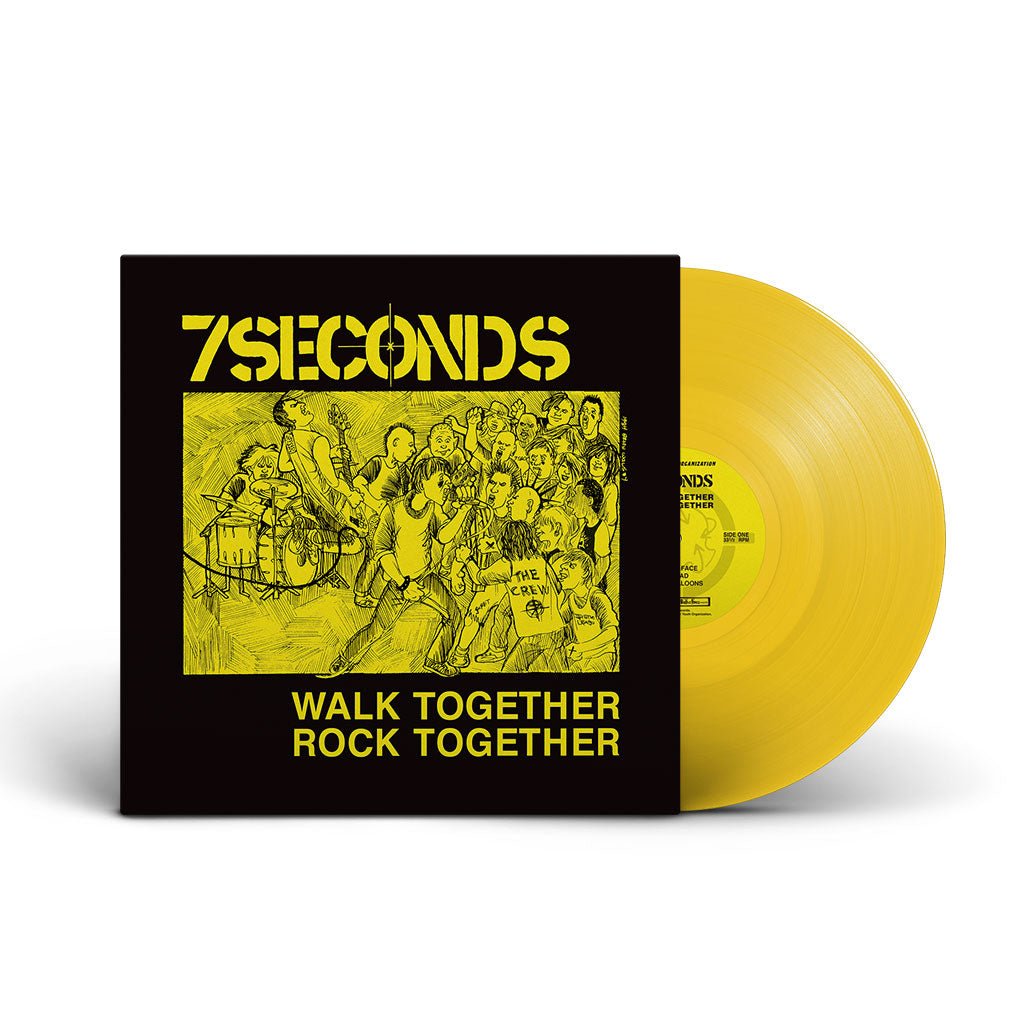 7Seconds: Walk Together Rock Together: Deluxe Edition: Yellow Vinyl - Steadfast Records